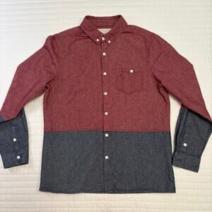 UO Native Youth Men's 100% Cotton Long Sleeve Shirt, size Medium